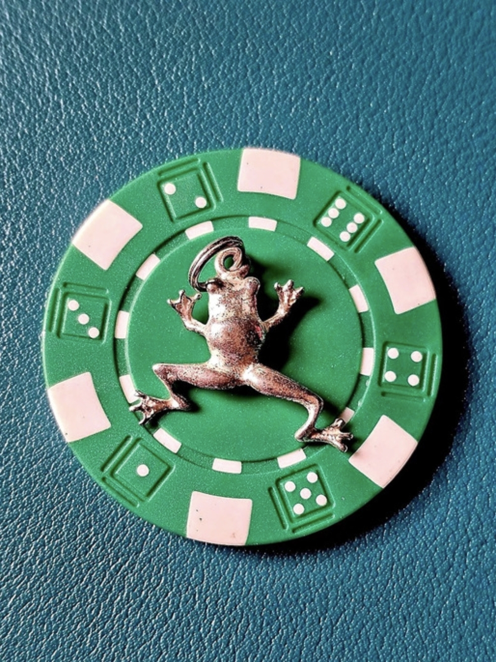 Silver 925 Stamped Tree-Frog Charm Pendant